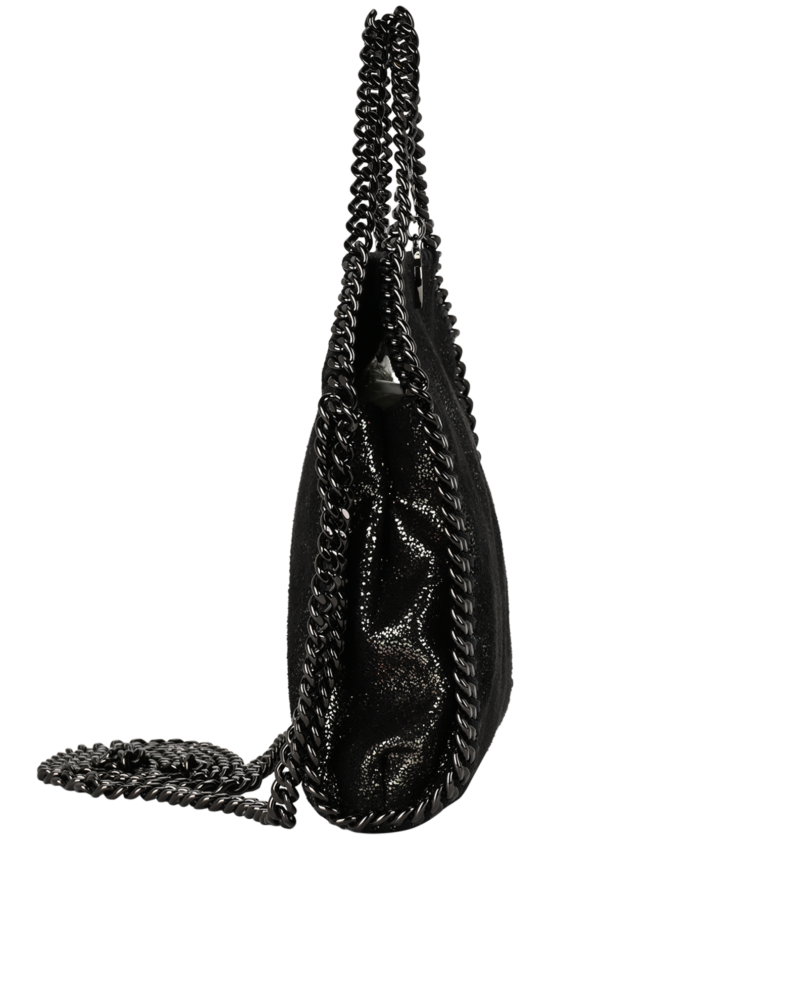 Tiny Falabella, &pound;450, Handbags, Black, Leather, Side view